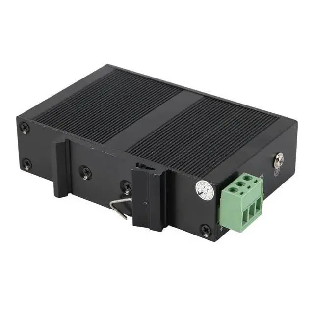 Alt view image 2 of 6 - AB97-5 Port 100Mbps Network Switch Ethernet Industrial Grade Switch Unmanaged Rail Type Industrial Network Splitter
