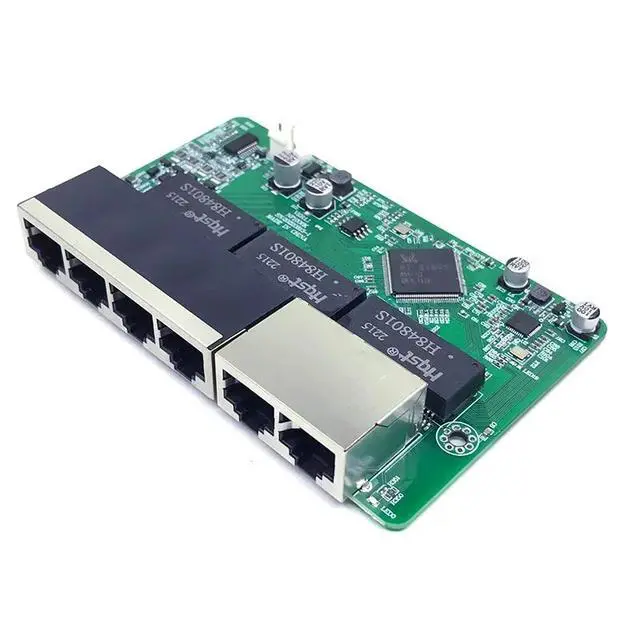 Alt view image 6 of 7 - 6 port 10/100/1000M 4 port 802.3AT/AF POE 48V with 2port uplink/nvr