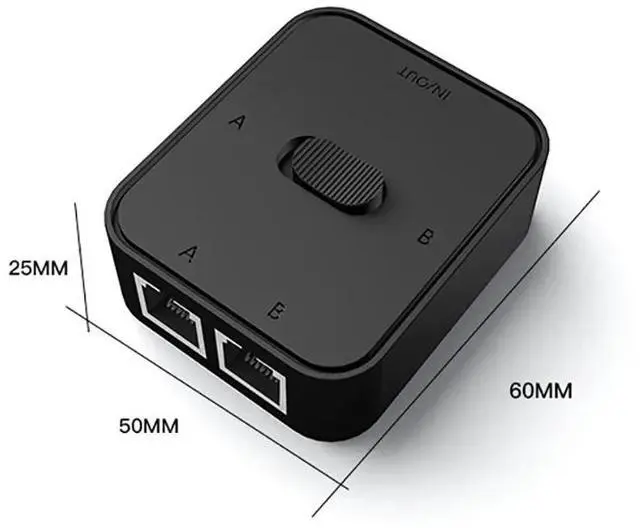 Alt view image 6 of 7 - Orange 1000Mbps 2 Port Gigabit Network Switch 1 In 2 Out RJ45 Switch Network Adapter RJ45 Splitter Cable Extender for PC Laptop TV Box RJ45GB2 RJ45G-CJ01-Orange-Z2JW5