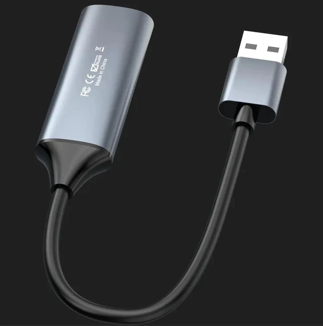 Alt view image 2 of 7 - Red Capture Card HDMI to USB Type-C 4K 30Hz Game Grabber for Switch Xbox PS4 PS5 Laptop PC Live Streaming Recording USB 3.0 Video VCCXX-4K02-Red-8TKNM