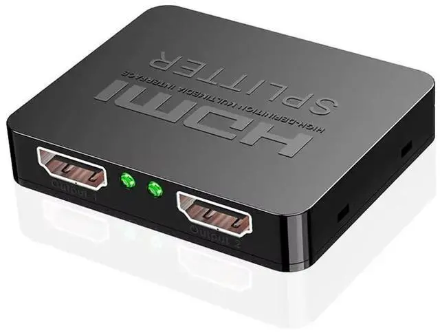 Main image of Red 4K UHD Connectors for Xbox PS4 Nintendo Switch PC TV Laptop Plug and Play Video Distributor HDMI Adapter 1x4 HMSP-DV02-Red-HJCQE