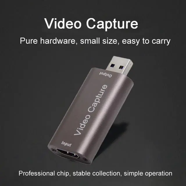 Alt view image 3 of 7 - Red HDMI Input 1080P Output USB 3.0 Compatible PC Laptop Game Recording Live Streaming Box housing USB Video Capture Card 4K VCAP-HD03-Red-PJLDV