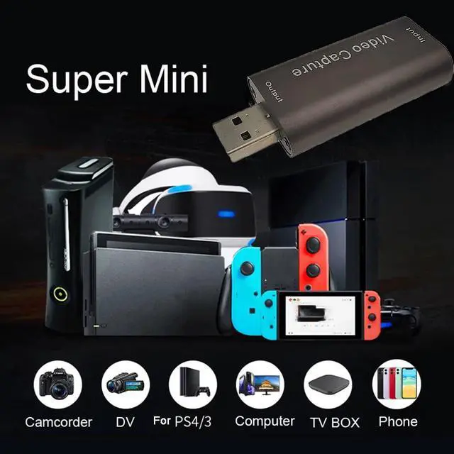 Alt view image 5 of 7 - Red HDMI Input 1080P Output USB 3.0 Compatible PC Laptop Game Recording Live Streaming Box housing USB Video Capture Card 4K VCAP-HD03-Red-PJLDV