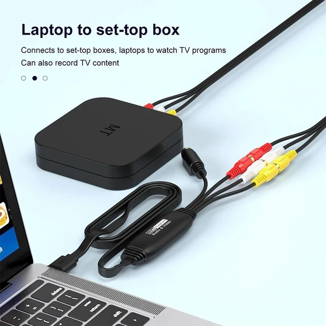 Alt view image 6 of 7 - GOLD USB2.0 Video Capture Card VHS TV DVD VCR Audio Capture Adapter RCA to USB Video Converter 1080P for Mac PC USB2.0-1080P USB2.-1001-GOLD-ULASJ