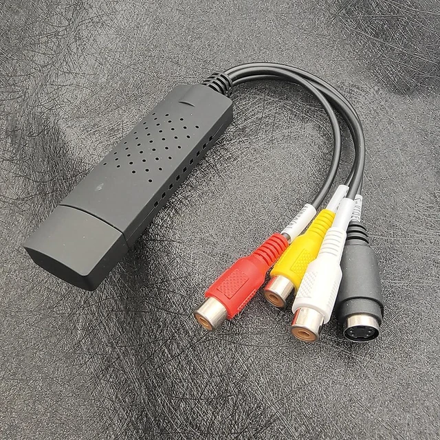Main image of Black Card Composite Input Connector Compatible With Win10 Real Time Recording And Brightness Adjustment Tools USB Video Capture VCAPX-A102-black-CNFJB