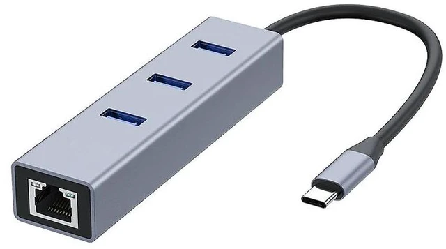 Main image of WHITE USB 3.0 Gigabit Ethernet Adapter RTL8153 1000Mbps RJ45 to USB 3.0 Network Card for MacBook Laptop Computer USB3E-8153 USB3E-8101-WHITE-ACUZ9