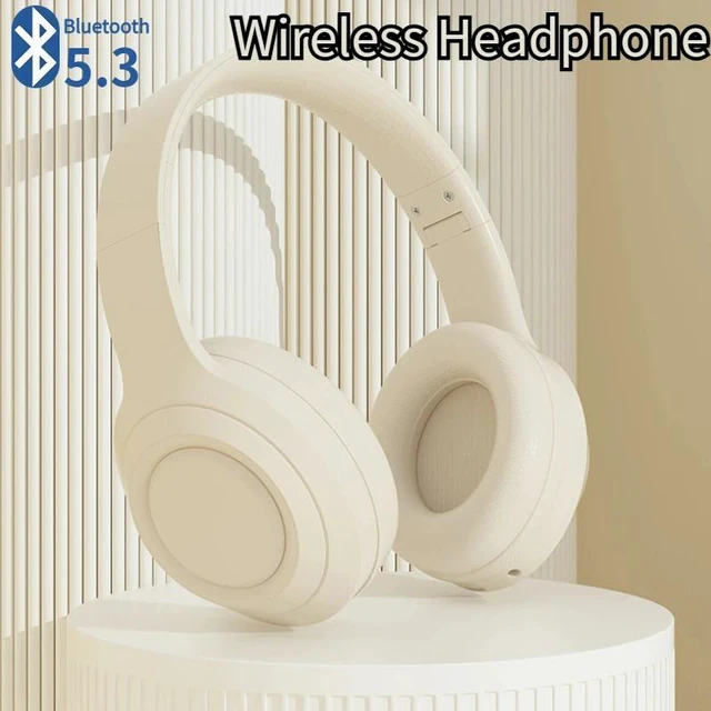 Alt view image 3 of 7 - Khaki 8Hr Battery HD Mic TF AUX Support Sports Gaming Active Noise Cancellation Over-Ear Wireless Bluetooth Headphones Bluetooth 5.0 BTWHX-A103-khaki-2JGER