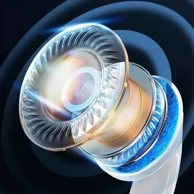 Alt view image 3 of 7 - WHITE TWS Bluetooth 5.3 Wireless Earbuds Headphones with Charging Case, Touch Control, Noise Isolating, IPX4 Waterproof, 30H Playtime TWS-BT53-WHITE-SN7S4