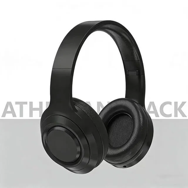 Main image of Black Over-Ear Wireless Bluetooth Headphones Bluetooth 5.0 8Hr Battery HD Mic TF AUX Support Sports Gaming Active Noise Cancellation BTWHX-A101-black-PXUF8