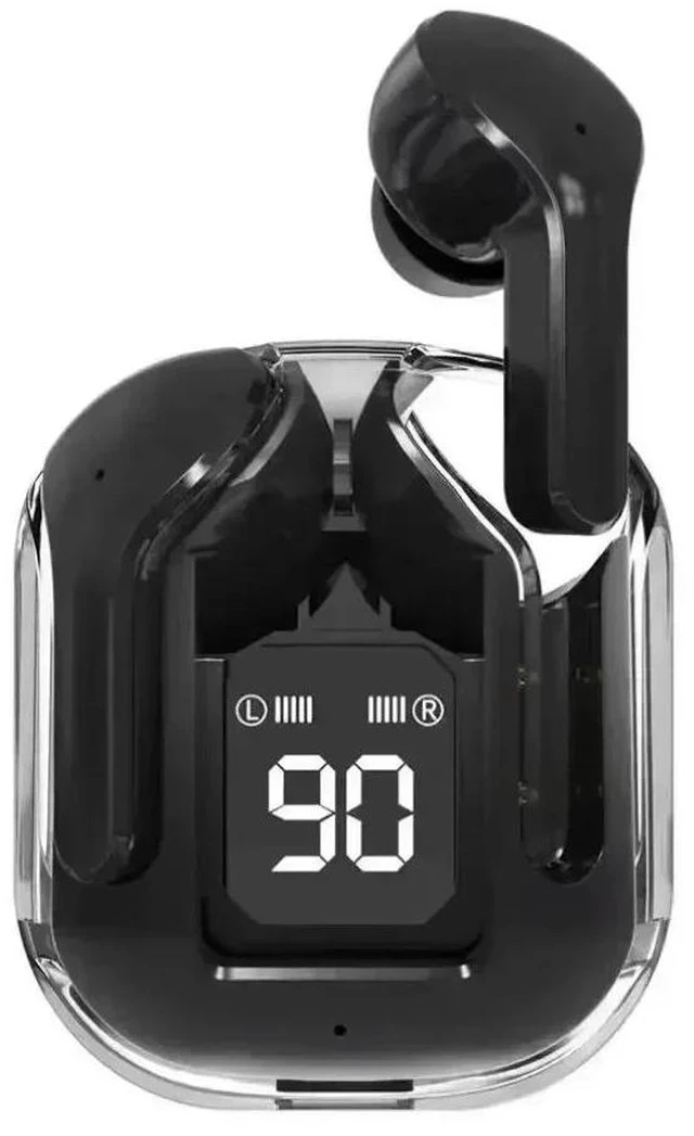 Main image of Black HiFi Stereo Compatible with All Phones Low Latency Mode Semi Open Earpieces Bluetooth 5.3 1200mAh Case Built-in Mic TWSG-XC04-black-KU5KK