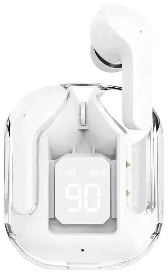 Main image of WHITE TWS Gaming Earphones Bluetooth 5.3 1200mAh Case Built-in Mic HiFi Stereo Compatible with All Phones Low Latency Mode TWSG-XC01-WHITE-4U4RK