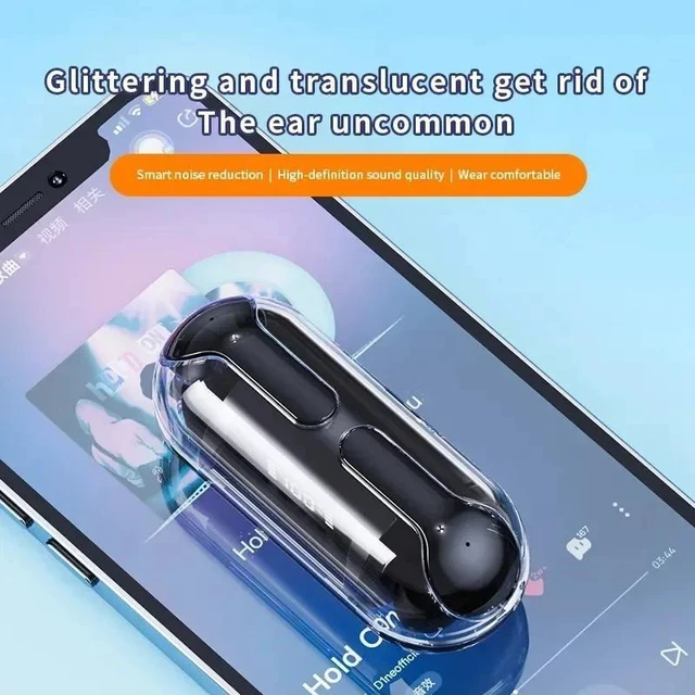 Alt view image 6 of 7 - Green Bluetooth 5.3 Chip, LED Power Display, IPX7 Waterproof Touch Controls for Phone Gaming Wireless Earphones featuring TWSB-AC02-green-XAUAZ
