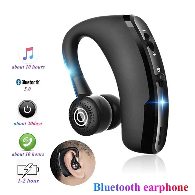 Alt view image 2 of 7 - Wireless Bluetooth Earphones In-Ear Sports Design Waterproof Built-In Mic Volume Control Compatible with iOS Android TWS Stereo Sound Secure Fit Black BTWH-BK01-black-N8ZCX