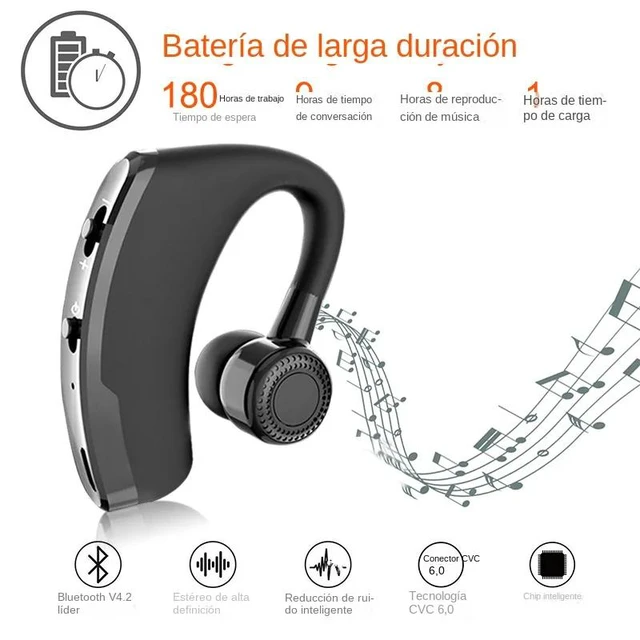 Alt view image 7 of 7 - Wireless Bluetooth Earphones In-Ear Sports Design Waterproof Built-In Mic Volume Control Compatible with iOS Android TWS Stereo Sound Secure Fit Black BTWH-BK01-black-N8ZCX