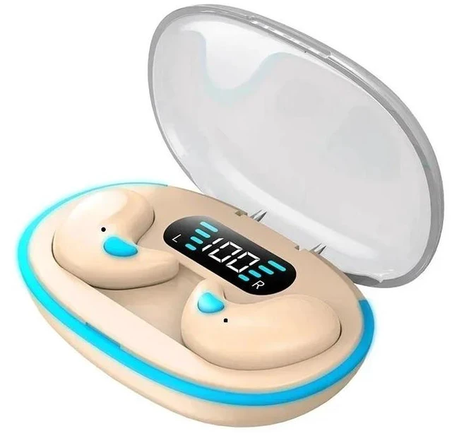 Main image of Skin Color Tablets Active Noise Cancelling Sport Gaming Headset Skin Tone Custom Bluetooth Earbuds 5.3 IPX5 Waterproof 350mAh Case Compatible with iOS Android Smartphones EARB-BT06-SkinColor-WS5VJ
