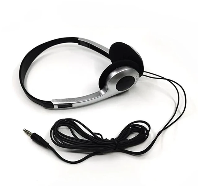 Main image of Vintage Wired Headphones 3.5mm Audio Jack 40mm Drivers 1.2m Length Designed for Mobile Devices Laptops Nostalgic Hip Hop Sound WHITE HEAD-WH01-WHITE-E3GTC
