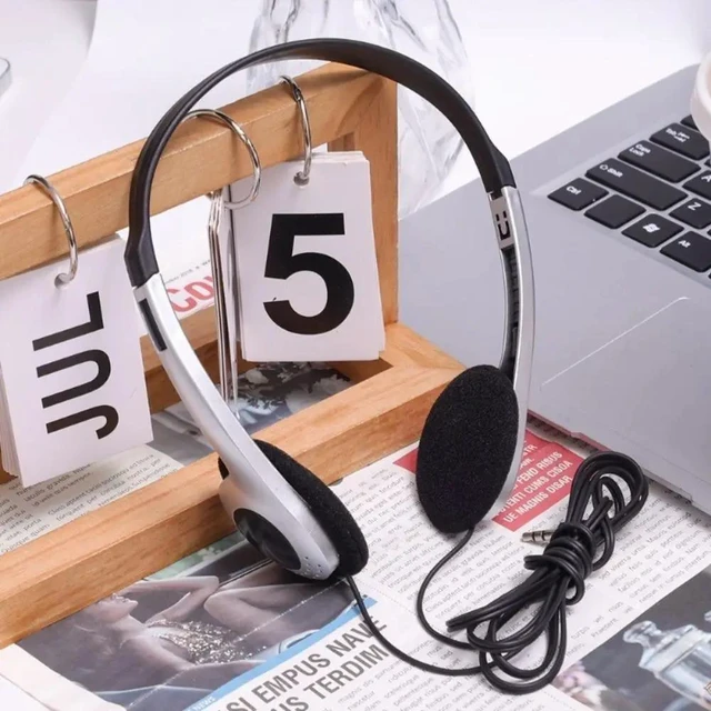 Alt view image 4 of 7 - Vintage Wired Headphones 3.5mm Audio Jack 40mm Drivers 1.2m Length Designed for Mobile Devices Laptops Nostalgic Hip Hop Sound WHITE HEAD-WH01-WHITE-E3GTC