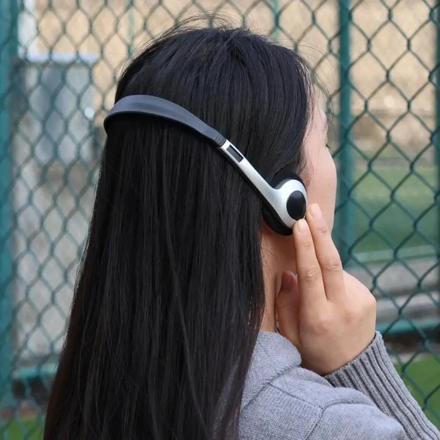 Alt view image 6 of 7 - Vintage Wired Headphones 3.5mm Audio Jack 40mm Drivers 1.2m Length Designed for Mobile Devices Laptops Nostalgic Hip Hop Sound WHITE HEAD-WH01-WHITE-E3GTC