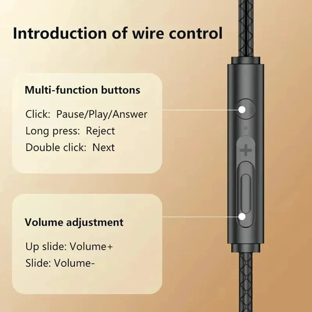 Alt view image 6 of 7 - WHITE Wired Earphones Metal Design Type C & 3.5mm Wired Gamer Headphones Magnetic In-Ear Earphone for iPhone, Android, Laptop, PS4, Xbox, PC, Switch 9D HiFi Sound WIREX-9D02-WHITE-9VJXS