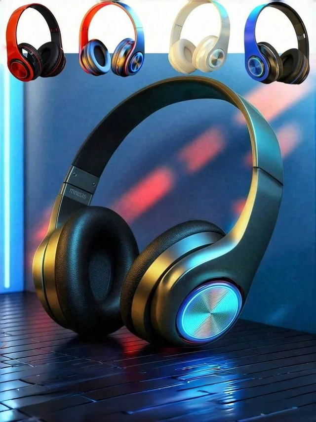 Main image of Bks Wireless Bluetooth 5.3 Over Ear Headphones with Active Noise Canceling, 40mm Drivers, 7-9H Playtime, Foldable Design for Music Gaming CHBKS-BT53
