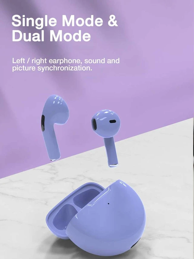 Alt view image 5 of 7 - Bks True Wireless Stereo Earbuds Bluetooth 5.3 Noise Cancelling IPX5 Waterproof In-Ear Headphones for iPhone Android CNBS-TP01