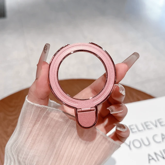 Alt view image 2 of 7 - Bks Ring Holder Anti Slip Base Adhesive Back Phone Mount Stand for Most Smartphones Suitable