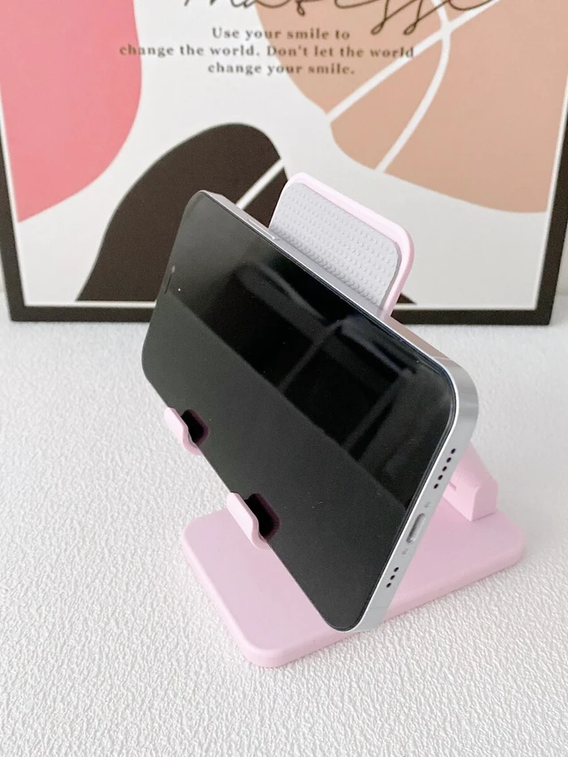 Alt view image 3 of 7 - Bks Foldable Desktop Phone Holder Stand Compatible With iPhone Android Devices Gift for Family Friends