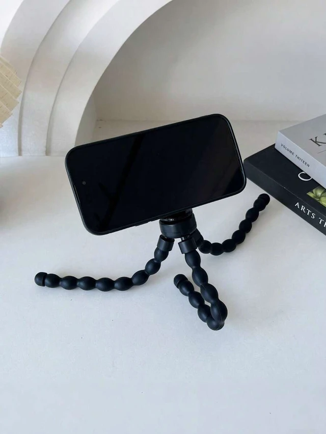 Alt view image 6 of 7 - Bks Magnetic Flexible Tripod Stand, Adjustable Phone Holder, Octopus Monopod, Universal Smartphone Mount for iPhone Android