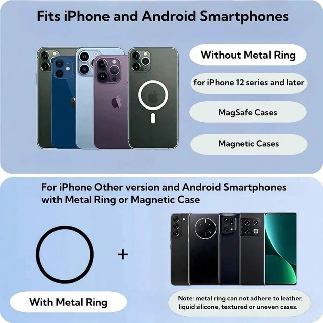 Alt view image 6 of 7 - Bks Magnetic Silicone Suction Cup Phone Holder, Extendable & Foldable, Hands-Free Shower Wall Stand for Selfie and Video, Compatible with iPhone and Android Phones