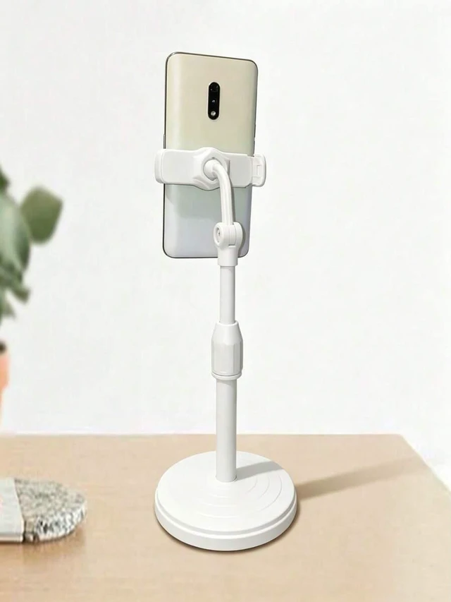 Alt view image 4 of 7 - Bks Telescopic Desktop Phone Holder Stand Compatible With iPhone Android Devices Adjustable Height Gift