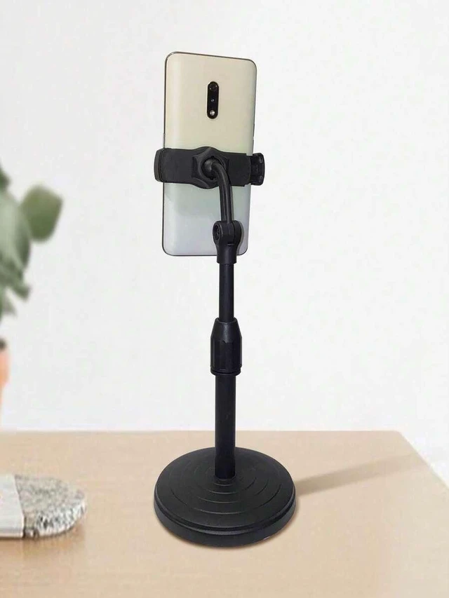 Alt view image 7 of 7 - Bks Telescopic Desktop Phone Holder Stand Compatible With iPhone Android Devices Adjustable Height Gift