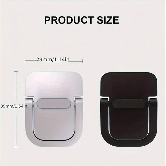 Alt view image 4 of 7 - Bks Portable Laptop Stand Invisible Foldable Ergonomic Desktop Support Fits 10-18 Inch Laptops Tablets Keyboards Phones