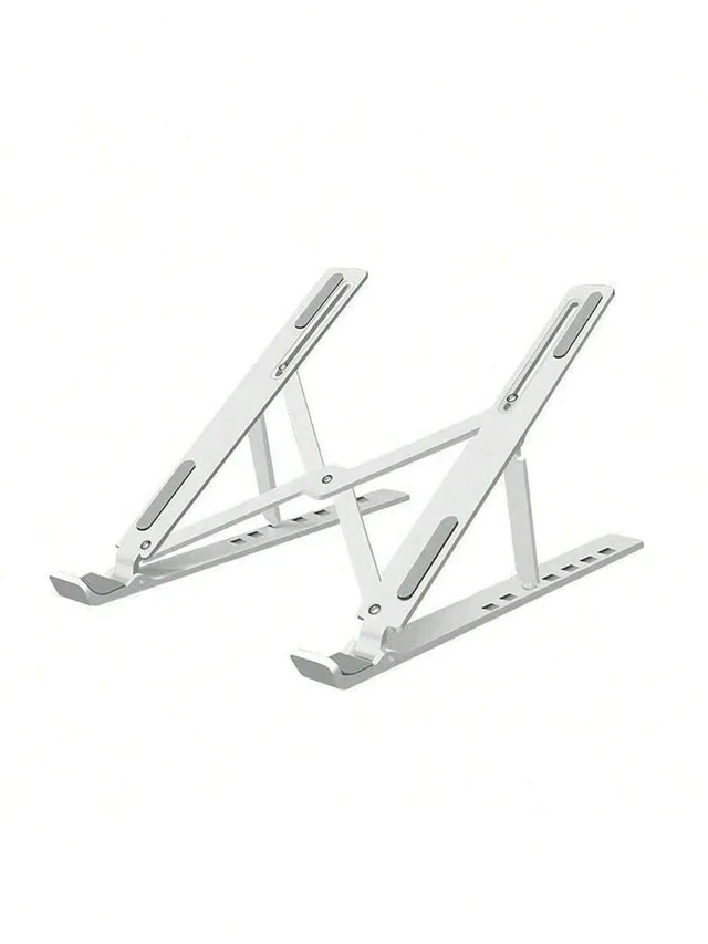 Alt view image 6 of 7 - Bks Adjustable Aluminum Alloy Laptop Stand, Portable Foldable Support, Stable Anti-Slip Cooling Design, Ergonomic Height Neck-Protecting, Lightweight Essential For Office Study Business Trip