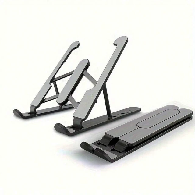 Main image of Bks 7-Level Adjustable Foldable Laptop Stand, Portable Laptop Cooling Pad