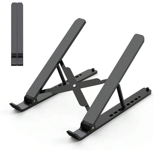 Main image of Bks Adjustable Laptop Stand For Desk, Foldable Portable Notebook Holder Ventilated Cooling Mount Computer for 10-15.6 Inch Laptops Tablets