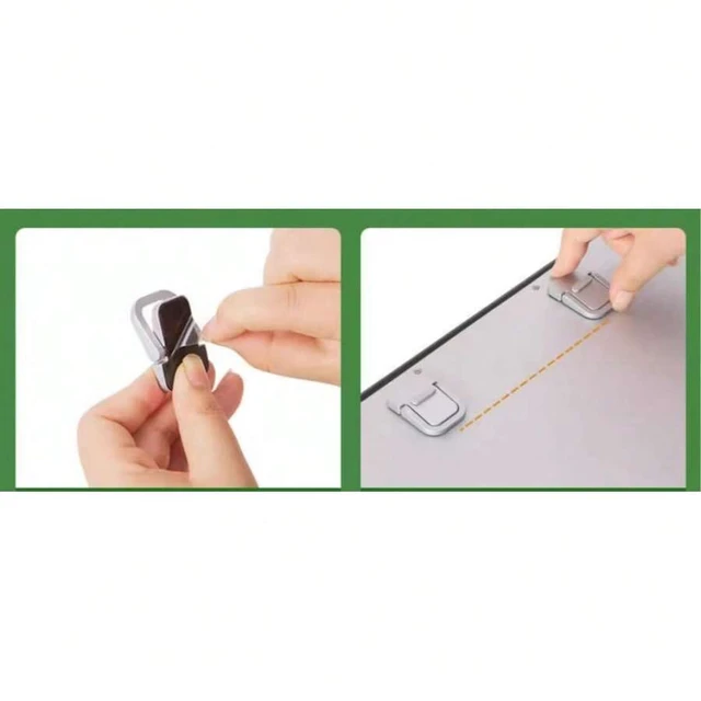 Alt view image 5 of 7 - Bks 2pcs Adjustable Laptop Stand | ABS Material, Multifunctional Phone Holder, Portable, No Installation, Self-Adhesive Invisible Lift Base, Dual-Angle Adjustment Design, Portable Office Desk Keyboard