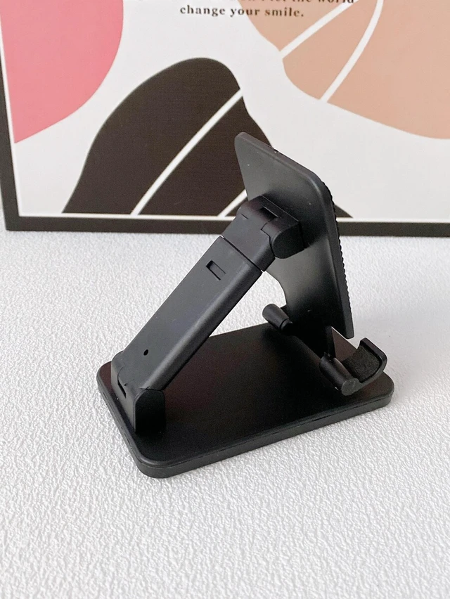 Alt view image 5 of 7 - Bks Foldable Desktop Phone Holder Stand Compatible With iPhone Android Devices Adjustable Grip for Desk