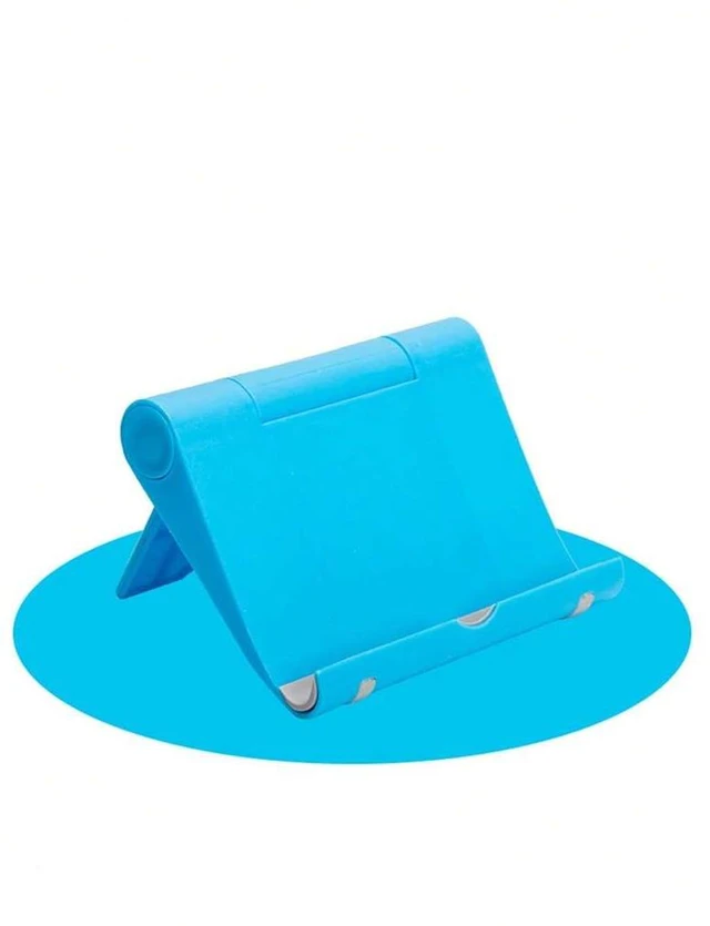 Main image of Bks Adjustable Desktop Tablet Stand, Foldable Slouchy Phone Holder Bracket Compatible With iPhone Android Devices
