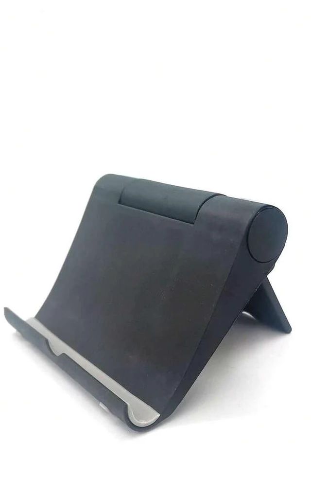 Main image of Bks Adjustable Desktop Tablet Stand, Foldable Slouchy Phone Holder Bracket Compatible With iPhone Android Devices
