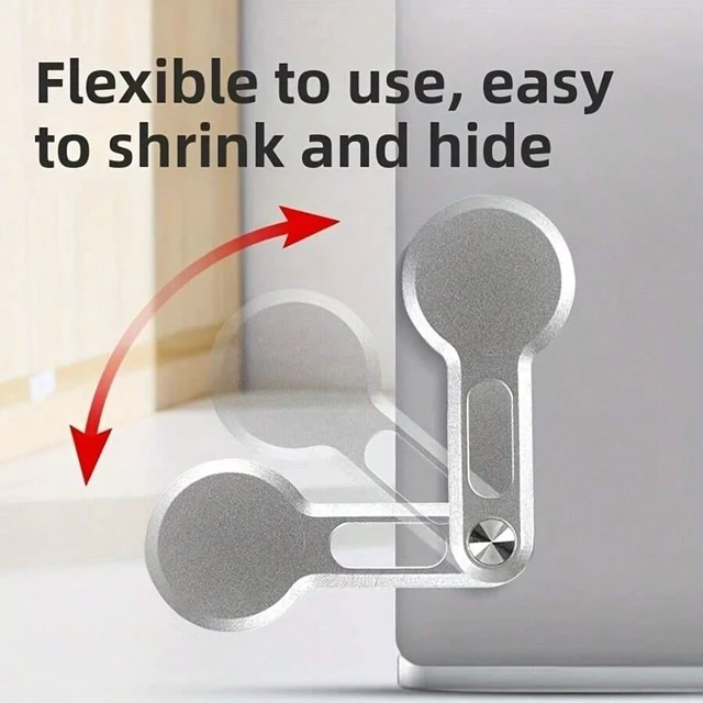 Alt view image 3 of 7 - Bks Aluminum Alloy Magnetic Laptop Stand - Elevate Your Workspace