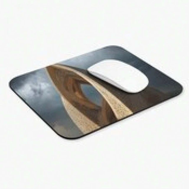 Alt view image 5 of 6 - Bks 9.84x11.81in Cathedral At Dusk Mouse Pad Stormy Sky Design Non-Slip Rubber Base Office Gaming Decor