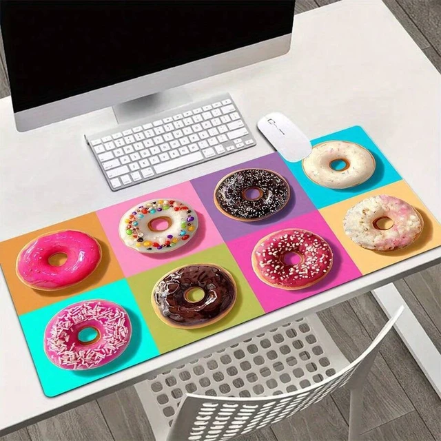Alt view image 3 of 7 - Bks Extra Large Gaming Mouse Pad Desk Mat with Stitched Edges Non-Slip Rubber Base for PC Laptop Office Study Gift