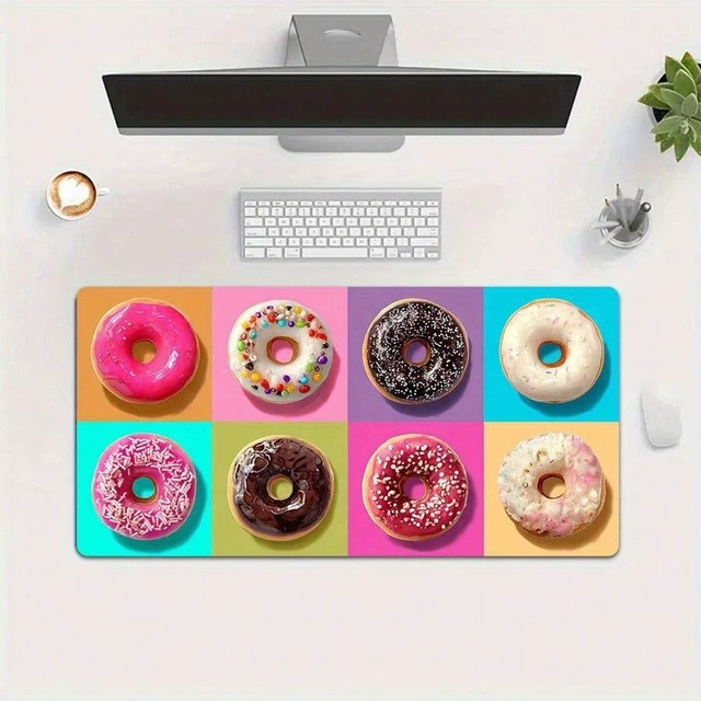 Alt view image 5 of 7 - Bks Extra Large Gaming Mouse Pad Desk Mat with Stitched Edges Non-Slip Rubber Base for PC Laptop Office Study Gift