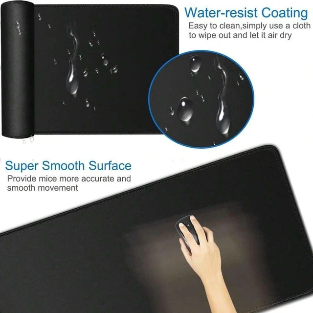 Alt view image 6 of 7 - Bks Extra Large Space Station Gaming Mouse Pad Desk Mat Non-Slip Rubber Base Waterproof Micro-Weave Cloth Surface for Laptop and PC