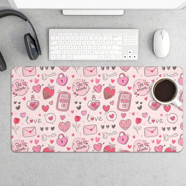 Alt view image 2 of 7 - Bks Large Gaming Mouse Pad 31.5 X 15.75 Inch Non-Slip Rubber Base Desk Mat For PC Laptop 31.5 Inch
