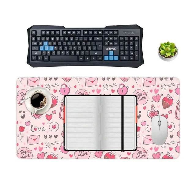 Alt view image 7 of 7 - Bks Large Gaming Mouse Pad 31.5 X 15.75 Inch Non-Slip Rubber Base Desk Mat For PC Laptop 31.5 Inch