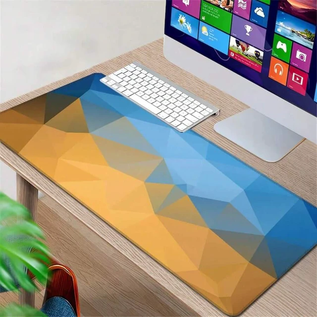 Main image of Bks Large Extended Desk Pad Mouse Mat, Non-Slip Rubber Base, Smooth Fabric Surface for Office Gaming Laptop (15.75x35.43 Inch)