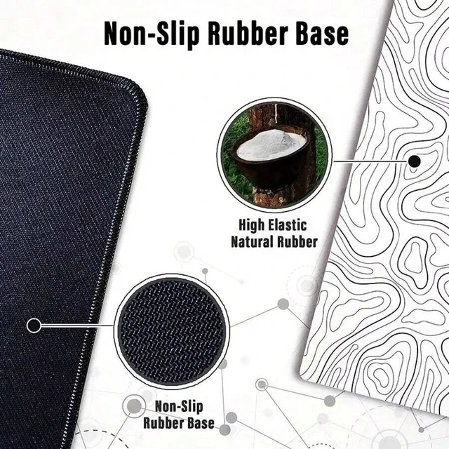 Alt view image 3 of 5 - Bks Kawaii Anime Mouse Pad Cartoon Desk Mat HD Print Gaming Keyboard Pad for Laptop PC 31x12 Inch