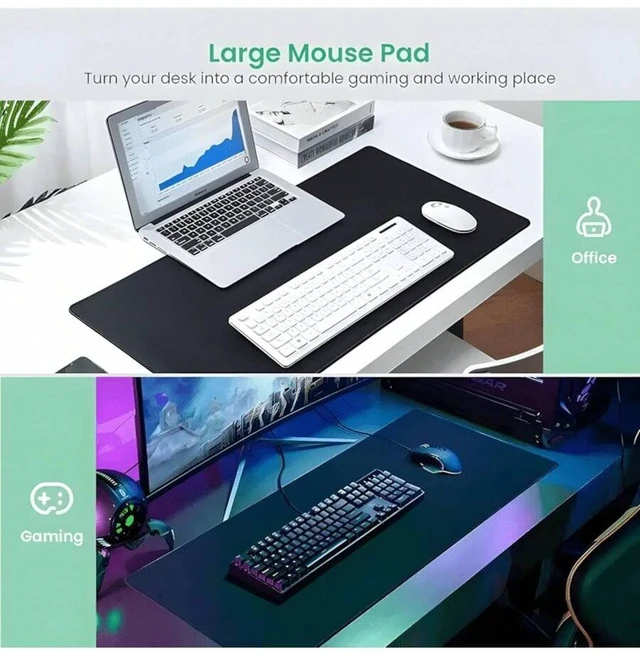 Alt view image 3 of 7 - Bks XXL Gaming Mouse Pad Desk Mat Whimsical Gnome Penguin Design HD Printed Rubber Non-Slip Surface For PC Computer Office