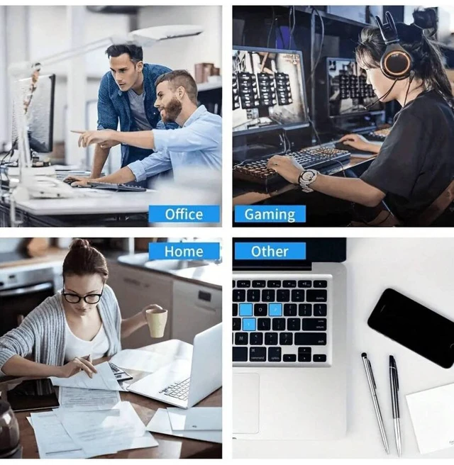 Alt view image 6 of 7 - Bks XXL Gaming Mouse Pad Desk Mat Whimsical Gnome Penguin Design HD Printed Rubber Non-Slip Surface For PC Computer Office